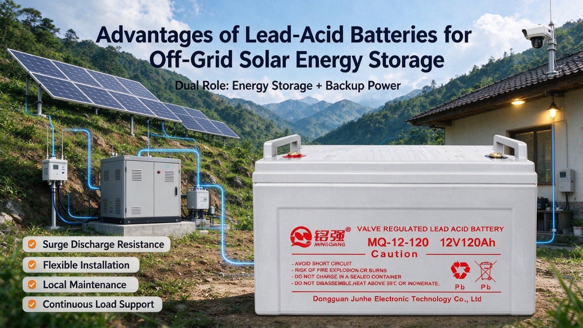 Advantages of Lead-Acid Batteries for Off-Grid Solar Energy Storage