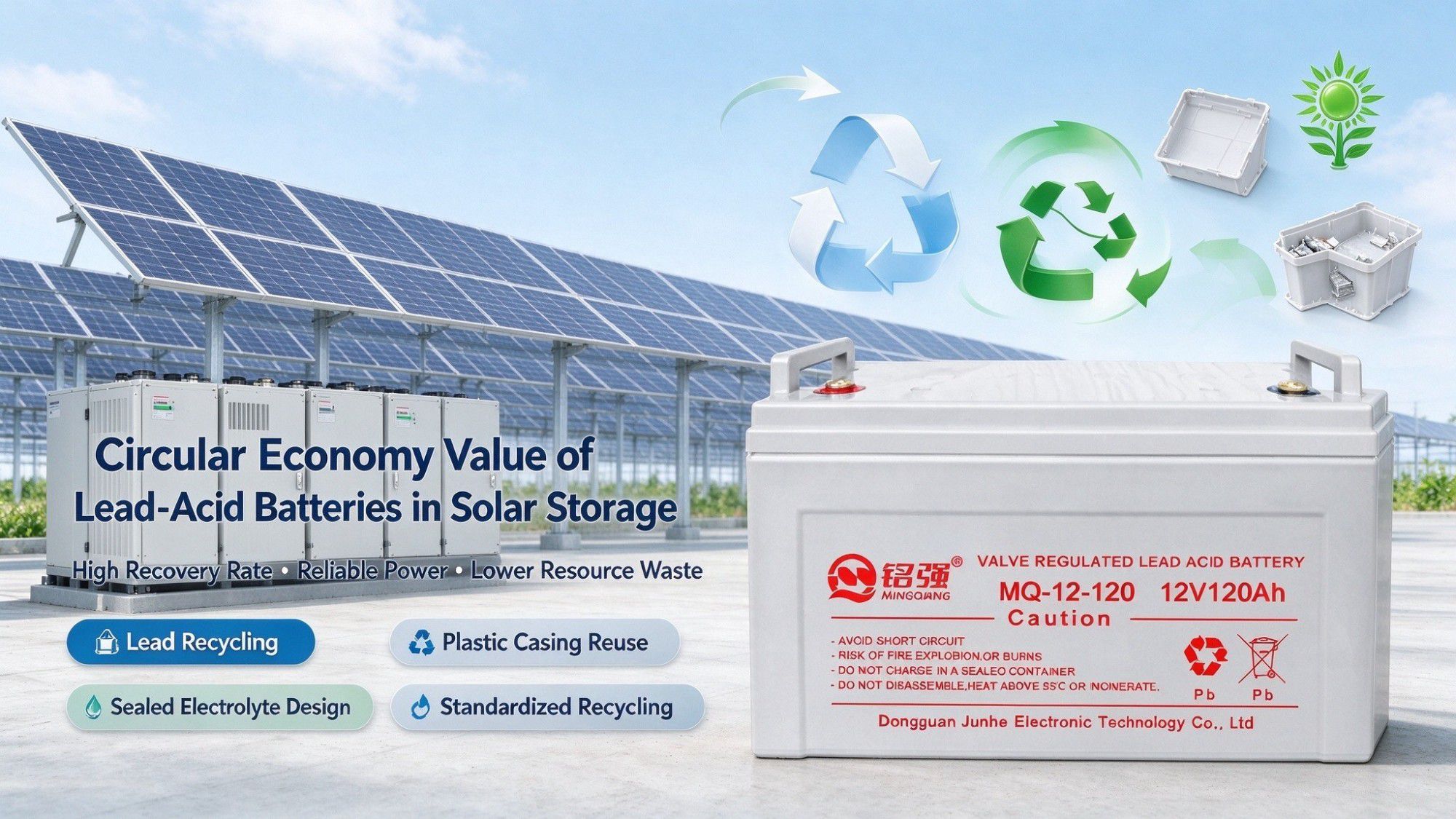 Circular Economy: Eco Value of Lead-Acid Batteries in Solar Energy Storage