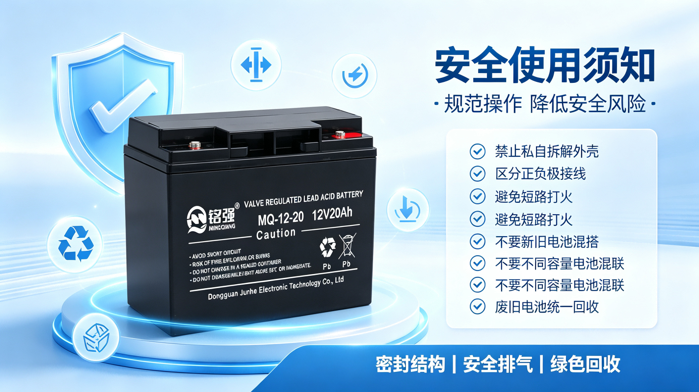 12V20Ah铅酸电池日常保养实用技巧