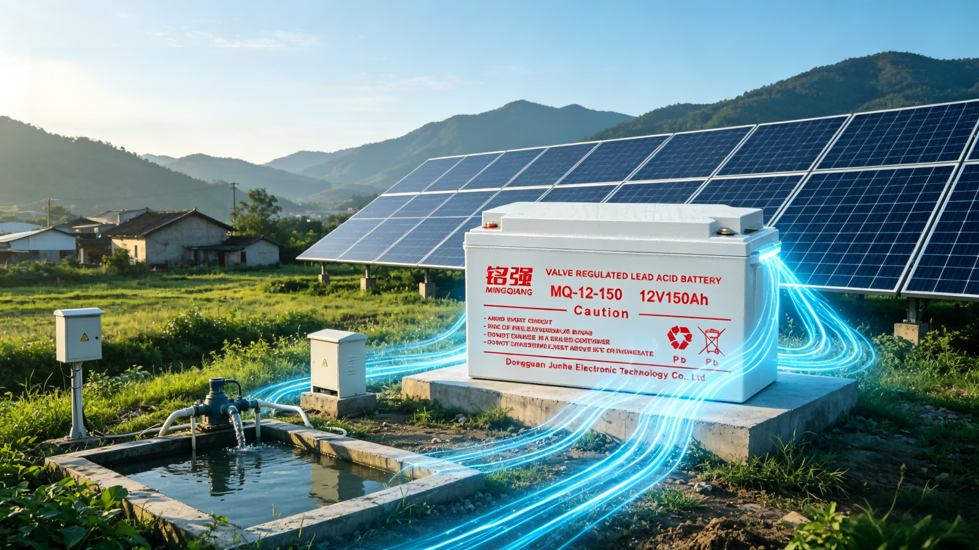 Core Applications of Lead-Acid Batteries in Off-Grid PV Systems