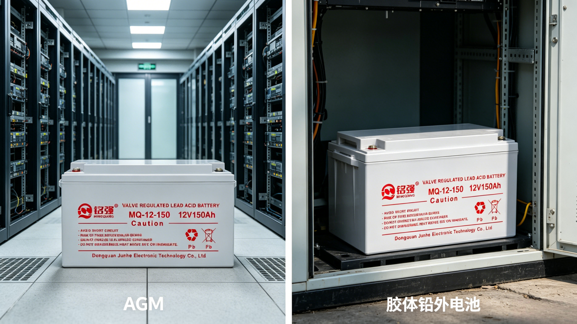AGM 与胶体铅酸电池在数据中心备电场景差异化应用